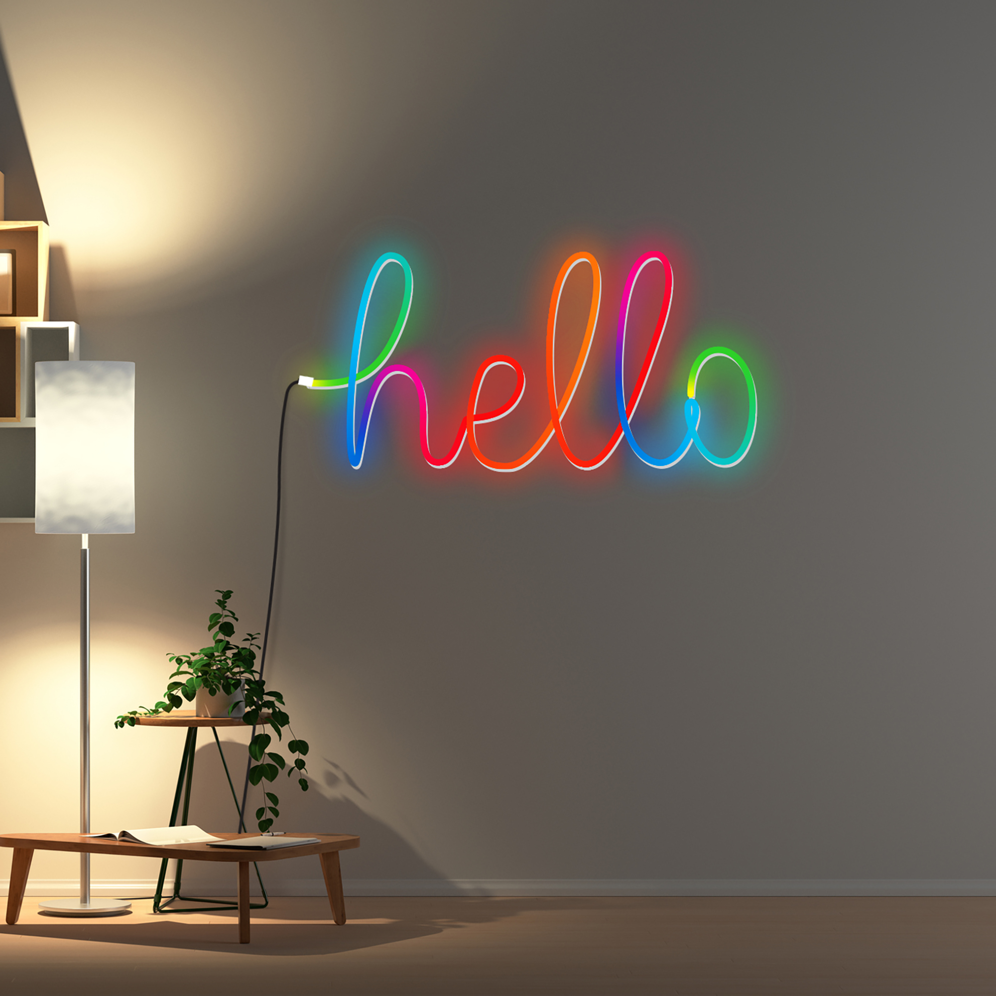 Monster 16.4ft Neon LED Strip Lights, Multicolor Flow photo 8