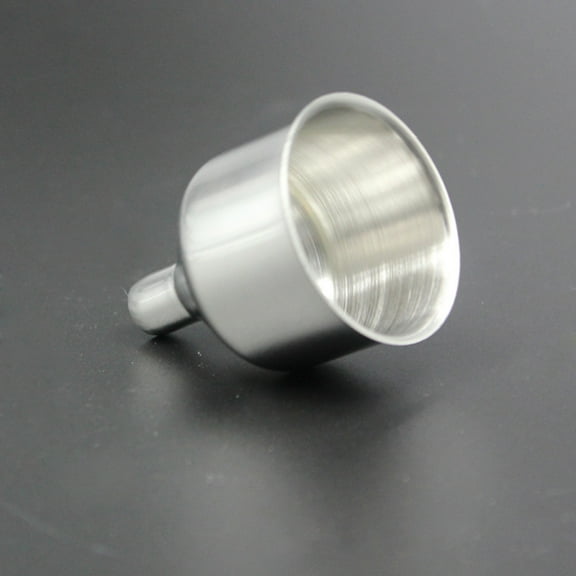 HEMOTON 1 PC Stainless Steel Wide Mouth Funnels Dishwasher Safe Flask Wine Pot Flagon Funnel for Transferring of Liquid Dry Ingredients and Powder