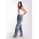 thumbnail image 2 of Jeans Roman Fashion efecto metalizado juvenil 6617 Plateado azul 1, 2 of 3