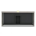 thumbnail image 5 of Randalco Aspen 40" Wood Bathroom Vanity with Sink in Weathered Oak/Glossy Gold, 5 of 10