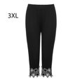 thumbnail image 4 of Jumpingount Leggings de cintura alta Pantalones de yoga transpirables Pantalones de chándal de tres cuartos Ropa Prendas para la parte inferior del cuerpo Negro 3XL Jumpingount AP011138-19, 4 of 6