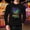 #251-Black, variant on Ceisia Men's Mardi Gras Glitter Crown Print Waffle Knit Crew Neck Long Sleeve T-Shirt Gift