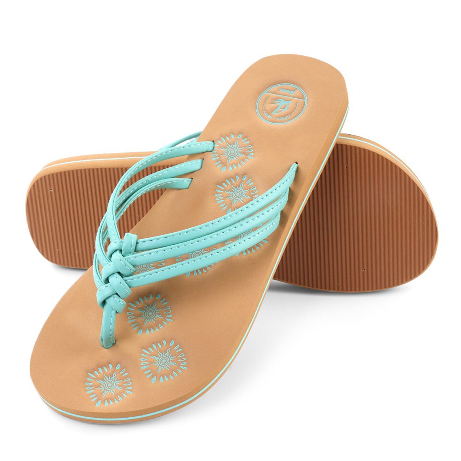 Women's Braid Thong Sandals Summer Flip Flops