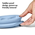 thumbnail image 3 of OXO Tot Baby and Toddler Stick and Stay Suction Divided Plate for 6+ Months - Dusk, 3 of 7