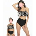 thumbnail image 5 of Jurebecia Girls Swimsuit Two Pieces Bikini Set Ruffle Falbala Swimwear Bathing Suits, 5 of 8