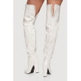thumbnail image 3 of Women's Thigh High Pointed Toe Block Heel Boots, 3 of 3