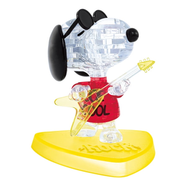 BePuzzled 3D Crystal Puzzle - Peanuts Snoopy Joe Cool: 36Pcs