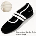 thumbnail image 3 of CHICVOMEY Women's Ballet Flats Slip-On Mary Jane Shoes with Breathable Comfortable Inner Non-Slip Sole Casual Walking Shoes for Women, 3 of 8