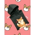 thumbnail image 3 of Cute Shiba In Box Hoodie Women -Image by Shutterstock, Female Medium, 3 of 4