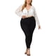 thumbnail image 2 of Encogimiento de hombros de talgrande pamujer Bolero Crop Summer Lace Sheer Loose Cardigans blanco 1X, 2 of 5