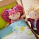 thumbnail image 4 of HABA Lilli-Lou Muñeca suave de 12 pulgadas con cabello rosa en coletas, ojos azules y cara bordada, muñeca bebé lavable a máquina para edades de 18 meses o más, 4 of 5
