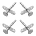 thumbnail image 3 of Spring-Loaded Plunger Latch Stainless Steel Bed Hardware Accessories 4Pcs, 3 of 4