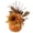 Orange, variant on Hallowmas Jack O' Artisanal Kiln Fired Pumpkin With Hand Carved Details 2025 Fall & Halloween Decor