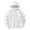 White, variant on YYDGH Mens Long Sleeve Hoodies Solid Color Loose Fit Sweatshirts Pullover Fleece Fall Winter Casual Tops With Pocket