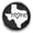 Black, variant on Snap Jewelry 18MM Texas Home Ginger Charm Button in Brown