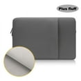 thumbnail image 3 of Home Computer Notebook Liner Bag Upgrade Suede 11/13/14/15/15.6 Inch Waterproof Polyester Fiber Vertical Protective Cover Bag With Pocket, 3 of 3