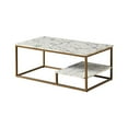thumbnail image 2 of Teamson Home Table Basse Effet Marbre en Bois Salon Moderne Marmo, 2 of 10
