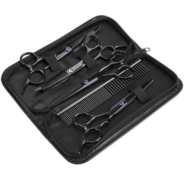 Safety Round Tips Pet Scissors, Professional Pet Grooming Scissors Kit, User-Friendly Design for Cutting, Thinning, and Hairdressing Capabilities for Dogs, Cats and Other Pets