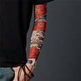 thumbnail image 3 of Outdoor Cooling Sleeves Sunscreen UV Protective Breathable Tattoo Arm Sleeves for Fishing Running Cycling, 3 of 6