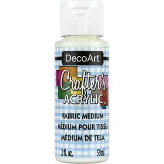 DecoArt Acrylic Paint, Fabric Medium, 59 ml (Pack of 1) : :  Home & Kitchen