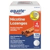 Equate Nicotine Lozenge 4 mg, Cinnamon Flavor, 108 Count – Stop Smoking Aid