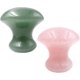 thumbnail image 1 of Gua Sha Massage Tool,2pcs Mushroom Shape Rose Quartz / Green Aventurine Jade Stone Crystal Guasha Scraping Stone, 1 of 5