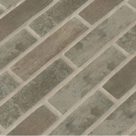 MSI Capella Taupe Brick 2 In. X 10 In. Matte Floor And Wall Porcelain Tile (5.15 Sq. Ft./Case)