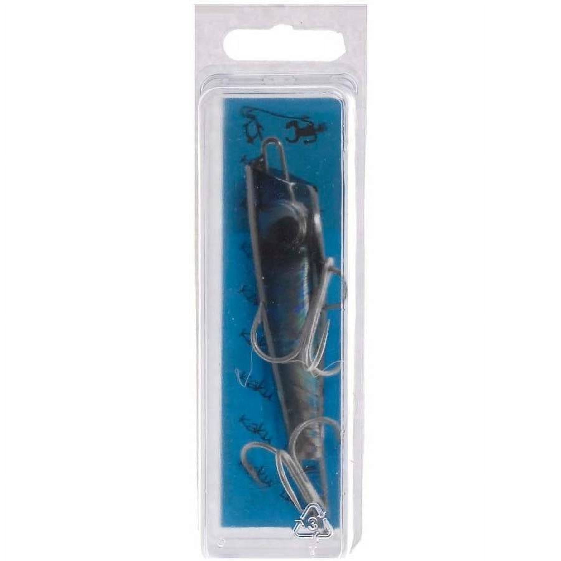Kaku Iny Swimmer Saltwater Fishing Lure, Black and Blue, Multi-Colored Hard Bait