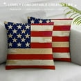 thumbnail image 3 of Creowell  4th of July Decorations Pillows Decorative Throw Pillows,Fourth of July Patriotic Pillow Cases,American Star Memorial Day Cushion Covers for Couch Sofa White, 3 of 5