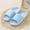 C-Light blue, variant on Kcodviy Women Slippers Autumn and Womens Slippers Size 11 Winter Solid Color Comfortable Fluff Yeah Slippers Women Flat Bag with Warm Womens Sandal Slippers Non Slip