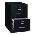 thumbnail image 4 of Hirsh 25" Deep 2 Drawer Legal Width Metal Vertical File Cabinet, Commercial Grade, Black, 4 of 5