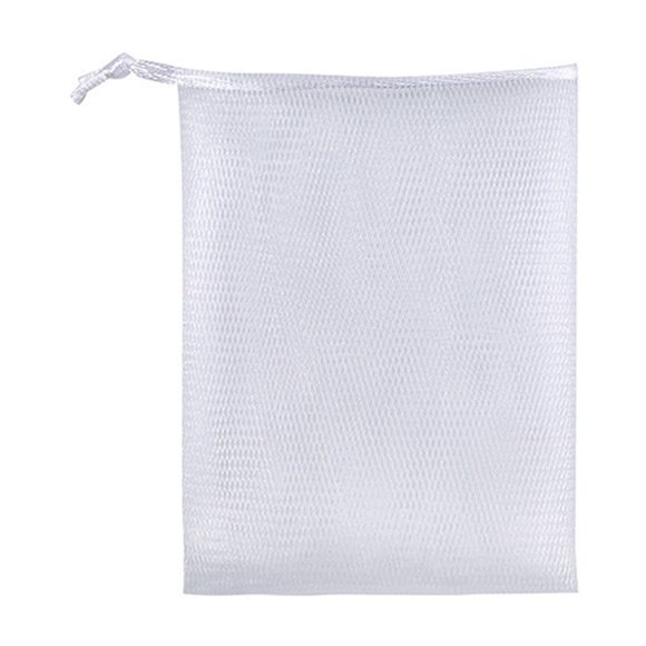 Mesh Soap Saver Bag, Soap Foaming Pouch, Shower Soap Net Holder, Shampoo Bar Bag, Bath Soap Scrubber Pouch with Drawstring, 4.33x3.54"