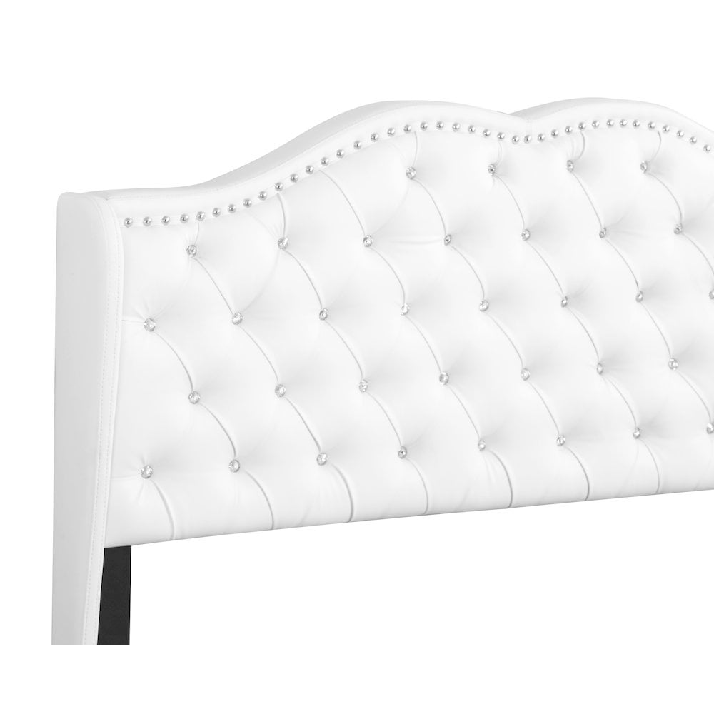 Glory Furniture Joy Queen Bed in White Color