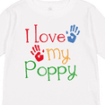 thumbnail image 4 of Inktastic Poppy Grandkids Handprints Boys or Girls Long Sleeve Toddler T-Shirt, 4 of 5