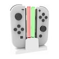 thumbnail image 4 of Switch Joy-Con Dual Charging Dock - Colorful LED Indicator Charger Station for Left/Right Controllers, 2-in-1 Fast Charging, Compact Space-Saving Design | Switch Accessories, 4 of 6