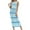 A220 Light Blue, variant on Xdegoge Sleeveless Dresses for Women, Maxi Length Knitted Sundress with Striped Pattern, Loose Fit, Casual Beach Wear Spring Summer Dress