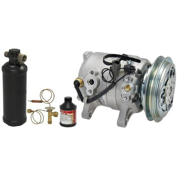 A/C Compressor Kit - Compatible with 1986 - 1993 Nissan D21 2.4L 4-Cylinder 1987 1988 1989 1990 1991 1992