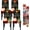 14, variant on Christmas Chair Covers Set of 4, Vintage Santa Claus Dining Chair Slipcovers with Gifts and Pine Trees, Stretchable Holiday Chair Protector
