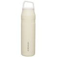 thumbnail image 1 of Botella de agua Stanley IceFlow Cap and Carry+ Cream Glimmer de 1 litro, 1 of 4