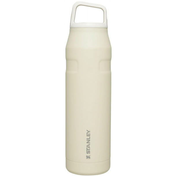 Botella de agua Stanley IceFlow Cap and Carry+ Cream Glimmer de 1 litro