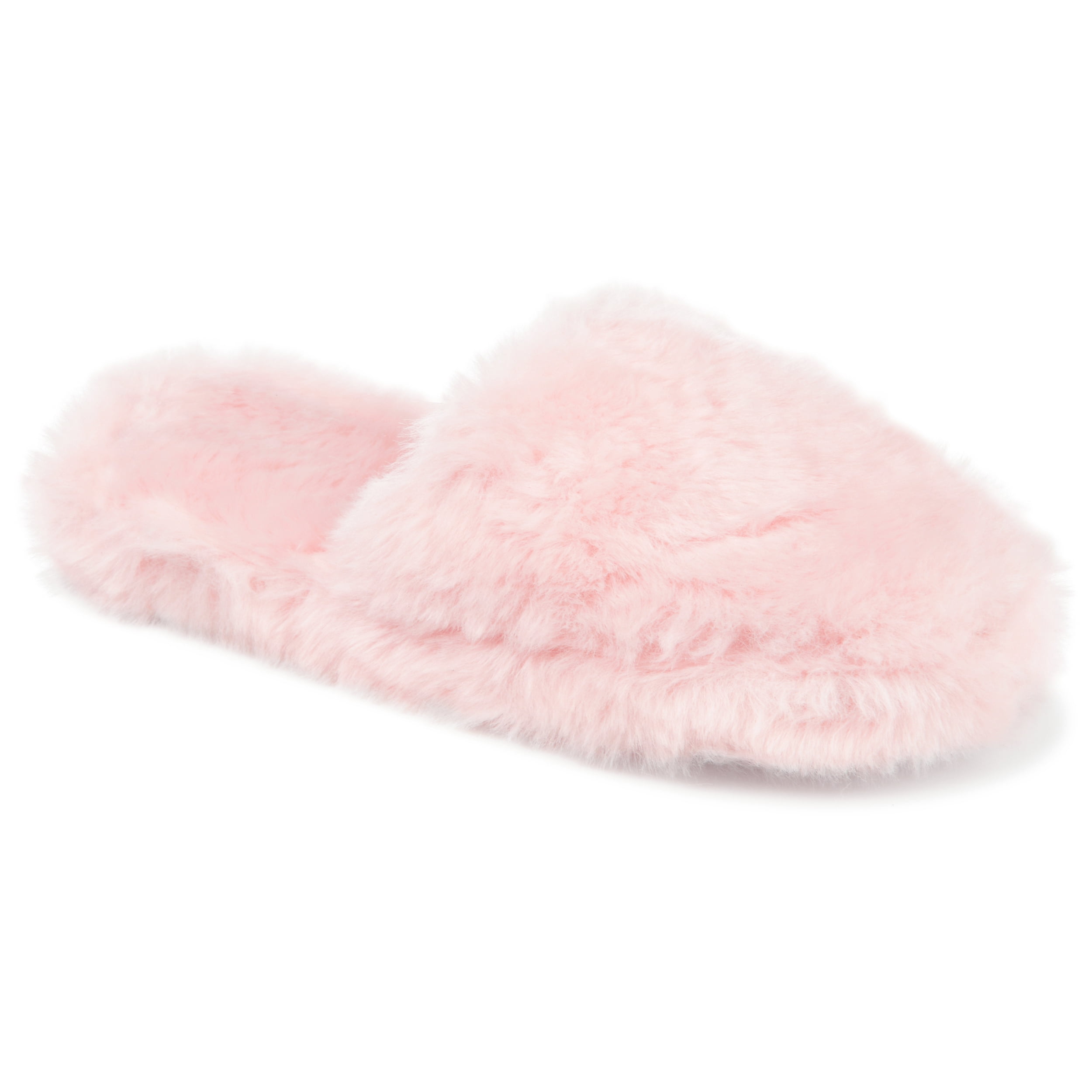 brinley co faux fur slippers