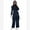 Blue, variant on IDOPIP Muslim Abaya Dress for Women Long Sleeve Maxi Modest Dresses Middle East Islamic Arabian Robe
