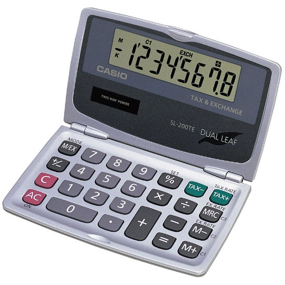 Casio SL-200TE Folding 8 Digit Calculator - Walmart.com