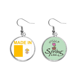 thumbnail image 1 of en la ciudad del vaticano país amor colgante decorativo temporada pendientes de primavera joyas Unbranded M, 1 of 3