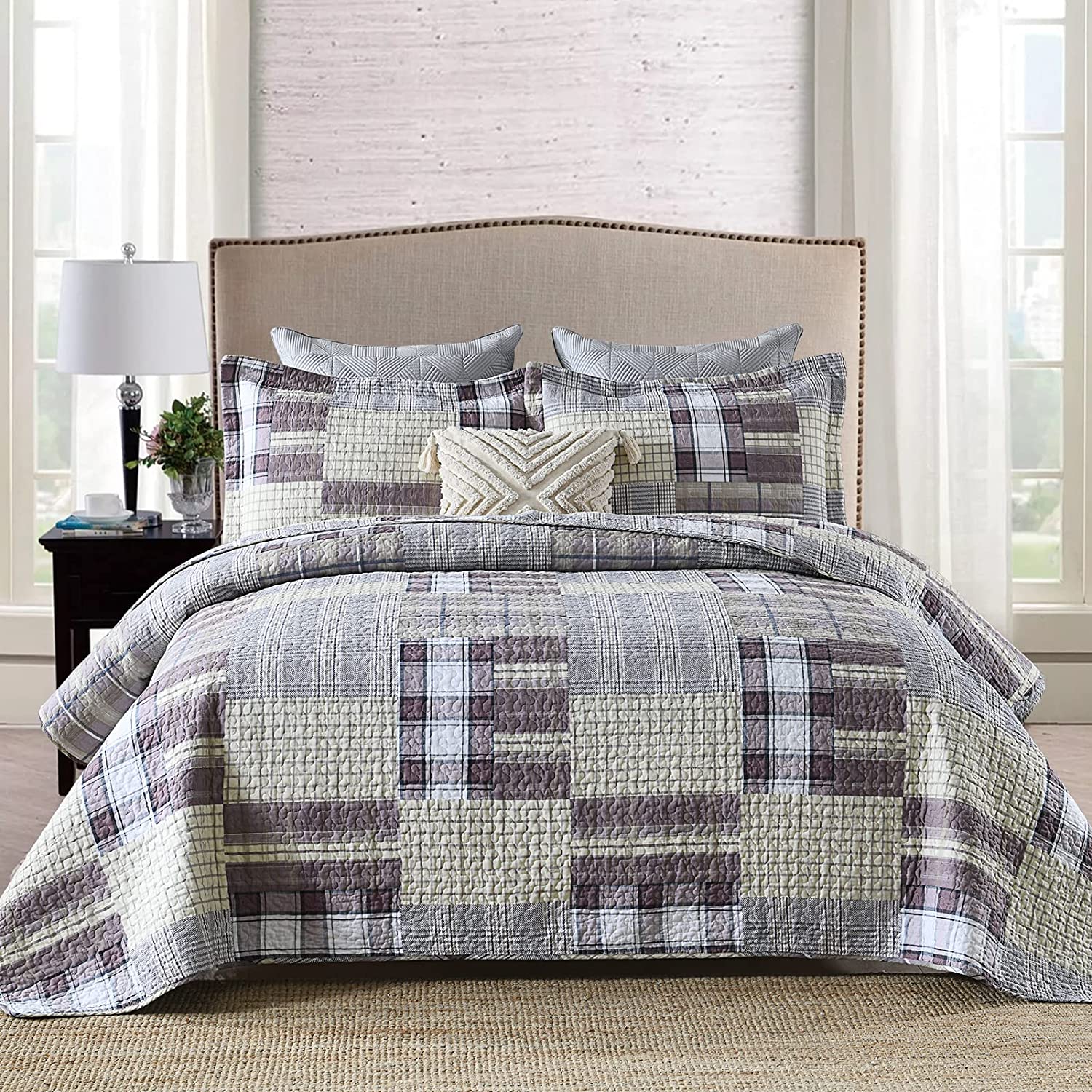 Queen Quilt Set 100 Cotton Queen Quilt White Bedspreads Queen Size