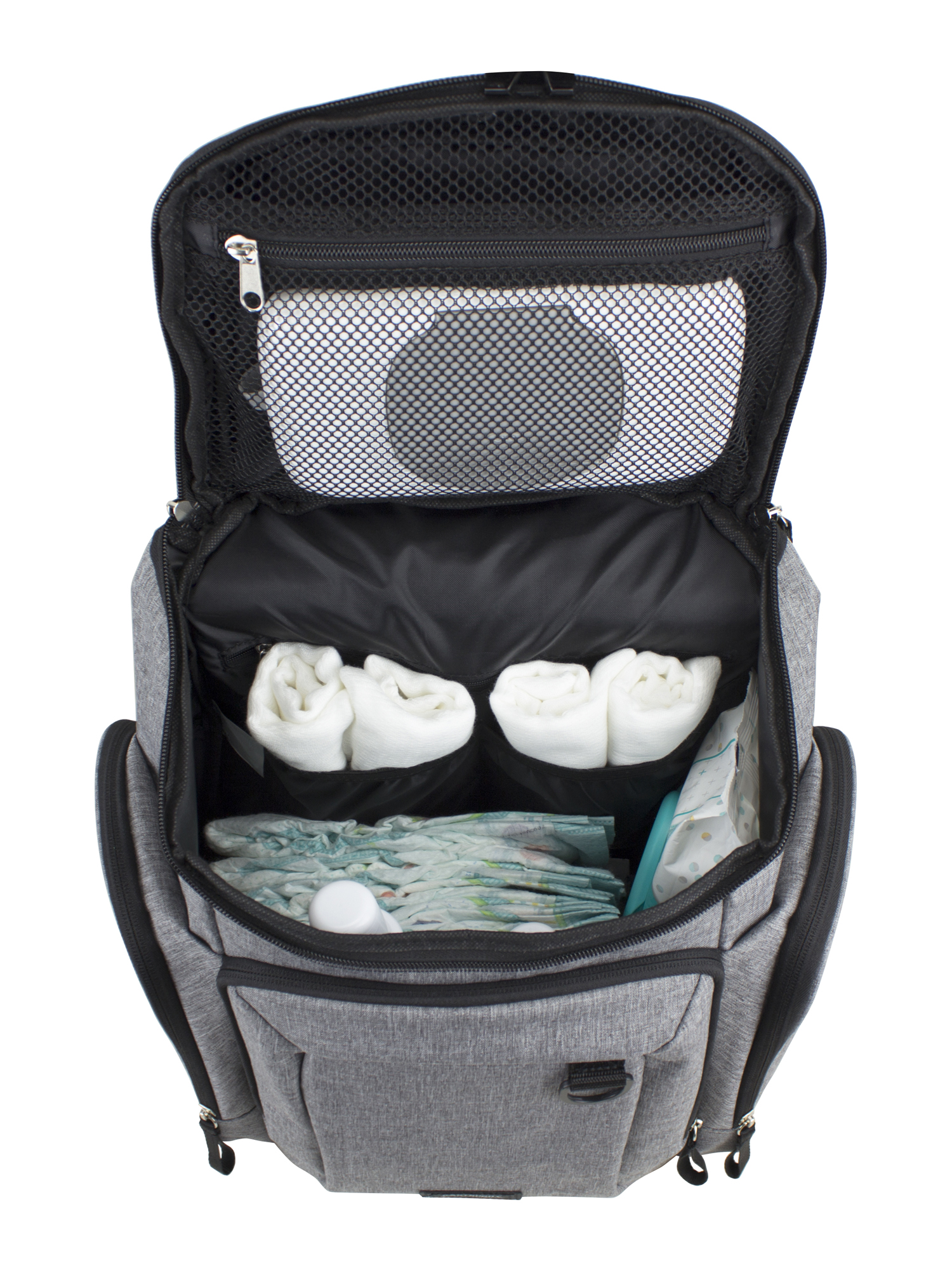 Eastsport Wooster St. Large Backpack Diaper Bag with Changing Pad photo 3