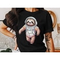 thumbnail image 2 of Funny Cool Astronaut Sloth Cosmonaut Space Galaxy Lover Gift T-Shirt Astronaut Sloth Space Birthday Holiday Presents Men Women Kids Tshirt, 2 of 10