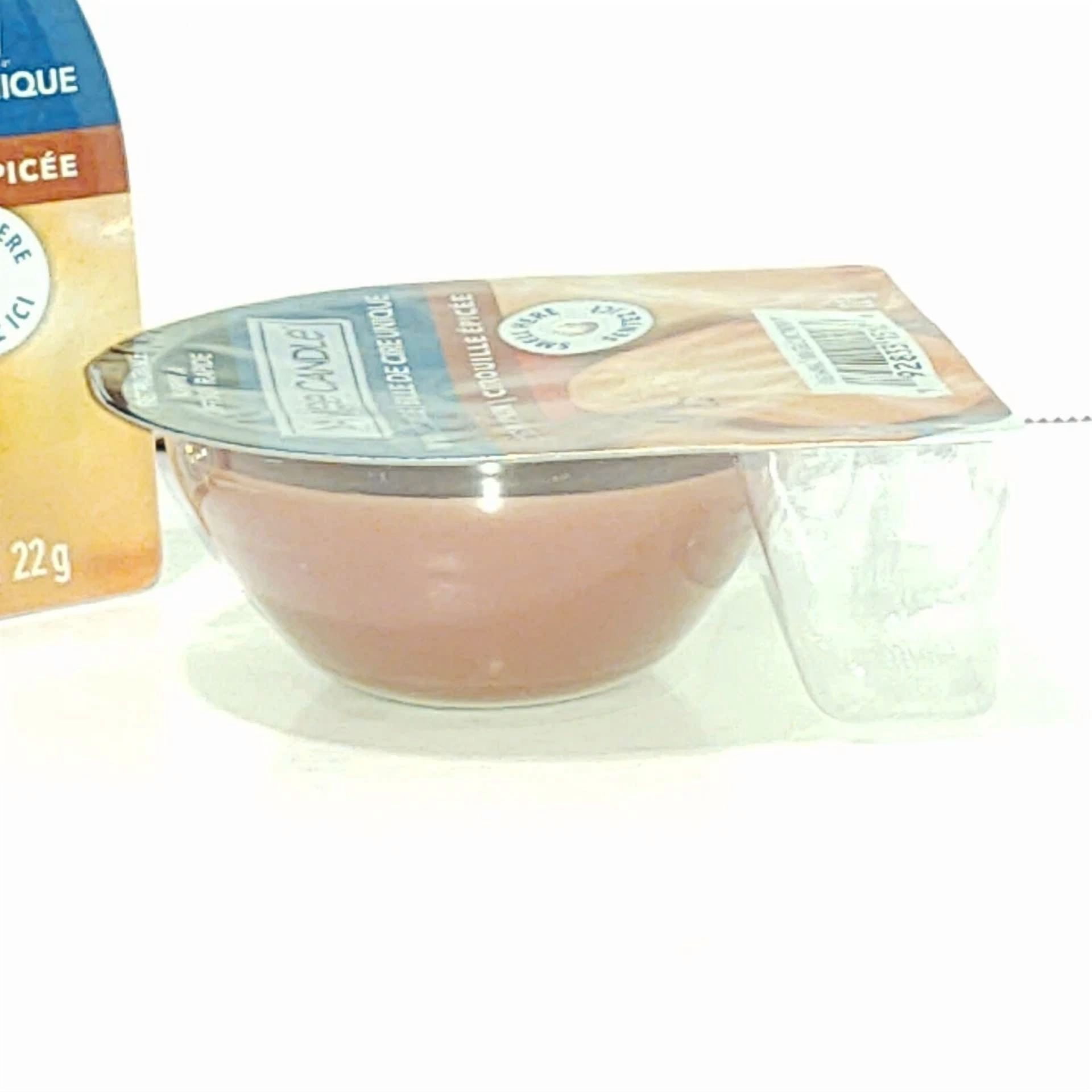 Yankee Candle Spiced Pumpkin Wax Melt Tart Singles X 2 0.8 Oz Each New