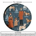 thumbnail image 2 of Family in Coats Wearing Santa Hats Camping Spare Tire Cover Personalized Family Members Waterproof Polyester Wheel Protectors Wheel Covers Fit for SUV Truck Travel Trailer 15inch, 2 of 8