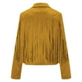 thumbnail image 4 of RYDCOT Womens Fringe Faux Suede Leather Jackets 2024 Fashion Tassel Motorcycle Cropped Cardigan Coats Fall Outfits Teen Girl Clothes on Clearance, 4 of 8